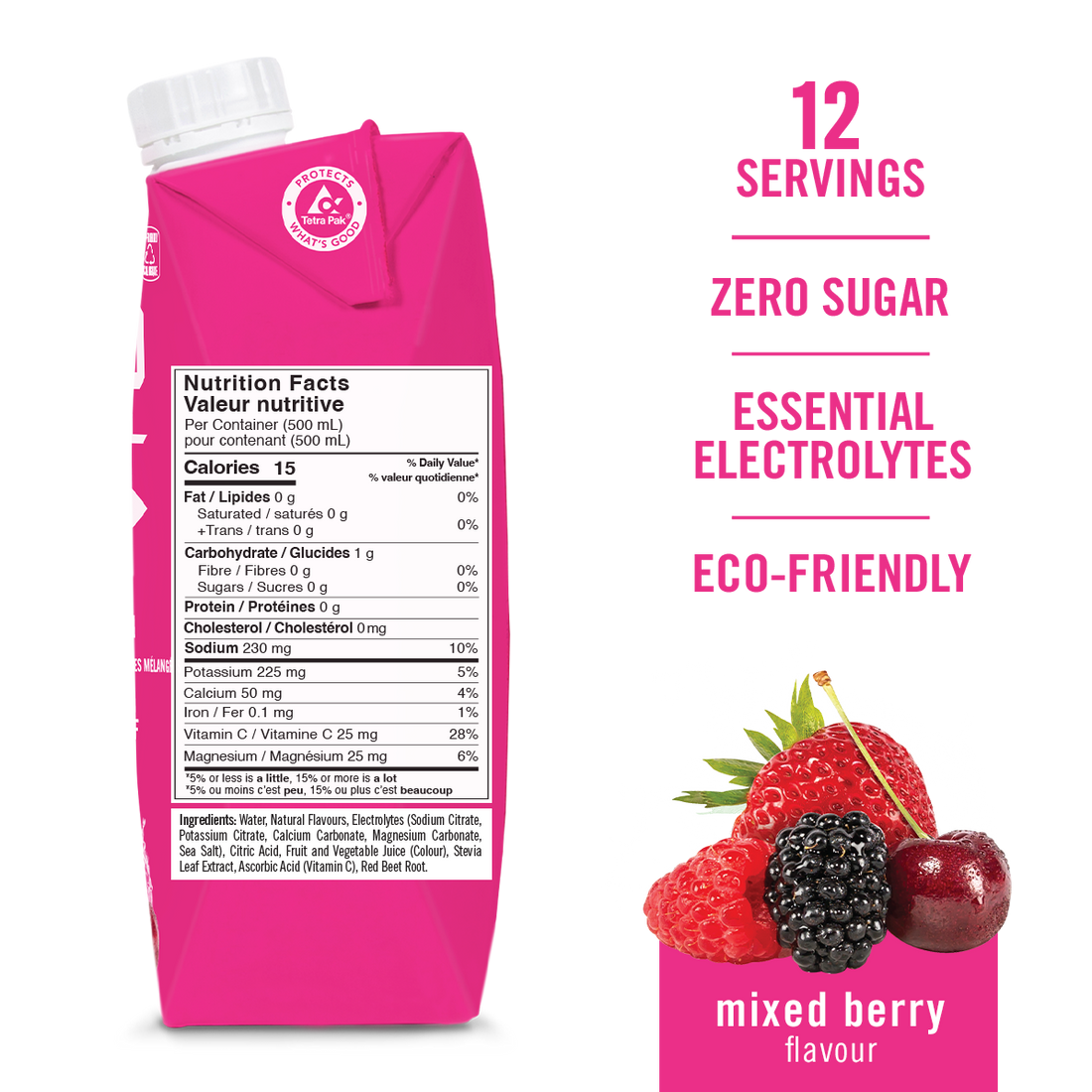 Sports Drink / Mixed Berry - 12 Pack