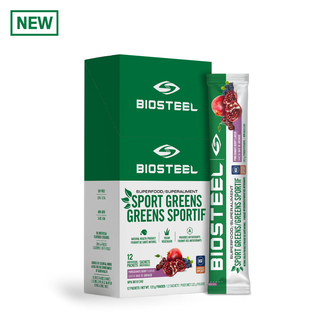 SPORT GREENS / Pomegranate Berry - 12 Servings